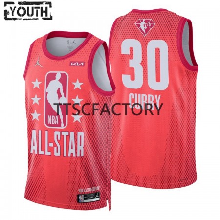 Maglia NBA Golden State Warriors Stephen Curry 30 2022 All-Star Jordan Brand Rosso Swingman - Bambino